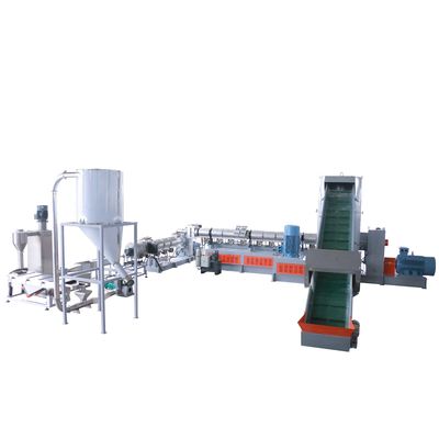 LDPE BOPP প্লাস্টিক ফিল্ম পুনর্ব্যবহারযোগ্য তিন মেশিন ইন্টিগ্রেটেড পেলিটিজিং লাইন